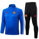 Chándal Manchester United 2025/26 (Blue Half Zip)